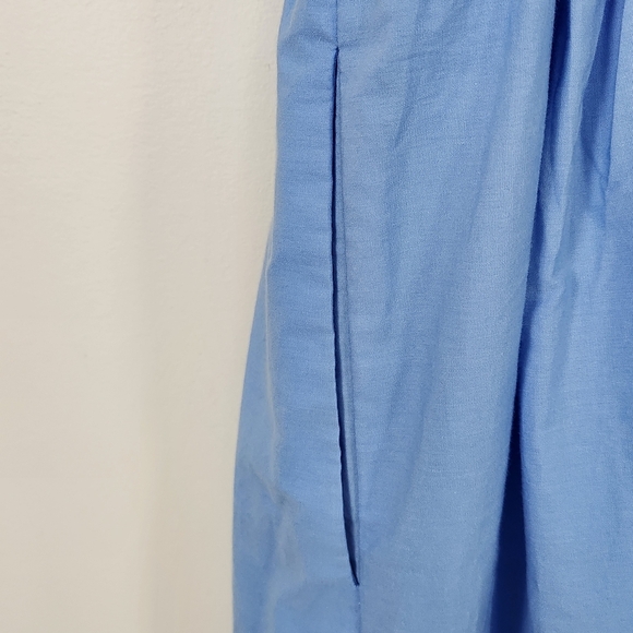 NWT Calypso St. Barth Size 10 Blue Strappy Eyelet Cotton Maxi Dress - Picture 10 of 11
